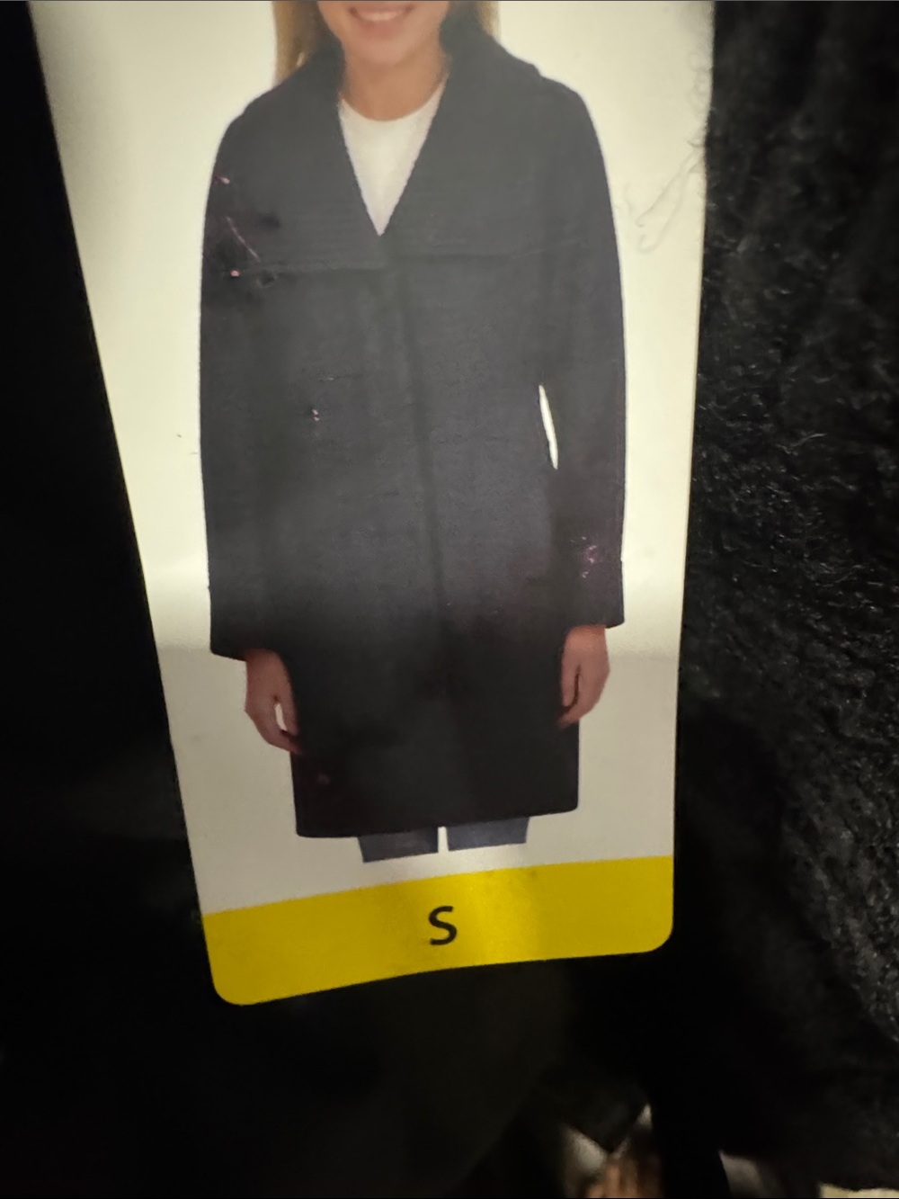 Kenneth Cole Women's Black Trench Coat